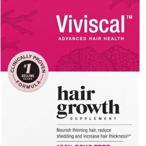 Home Viviscal Hair Growth Supplements For Women For Thicker, Fuller Hair, Nourishes Thinning & Loss, With Proprietary Collagen Complex, 60 Tablets, 1 Month Supply